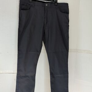 Eddie Bauer Adventure Trek Men's Dark Gray Active Pants 42x32" Water Resistant